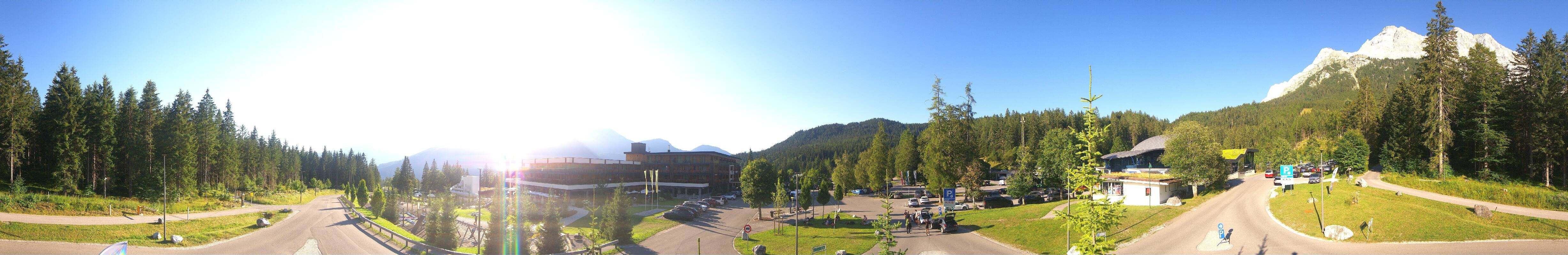 Archiv Foto Webcam Tiroler Zugspitzbahn: Talstation in Ehrwald