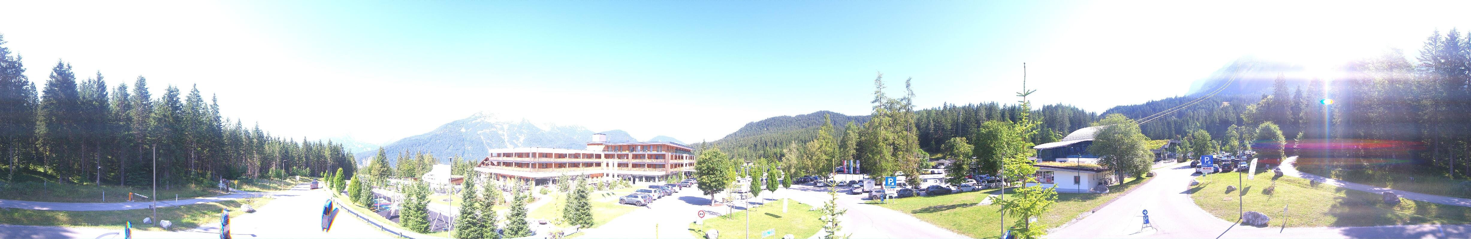 Archiv Foto Webcam Tiroler Zugspitzbahn: Talstation in Ehrwald