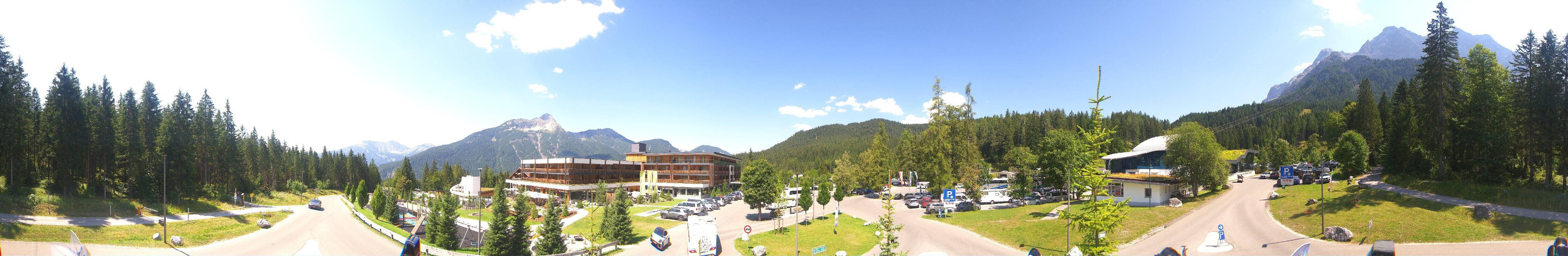Archiv Foto Webcam Tiroler Zugspitzbahn: Talstation in Ehrwald