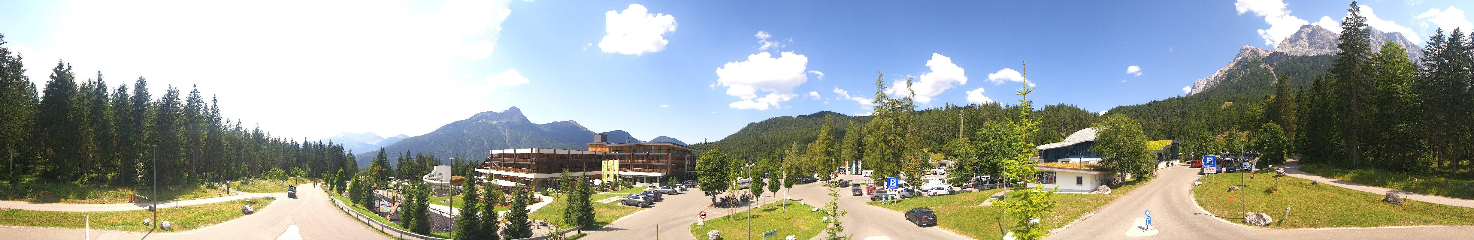 Archiv Foto Webcam Tiroler Zugspitzbahn: Talstation in Ehrwald
