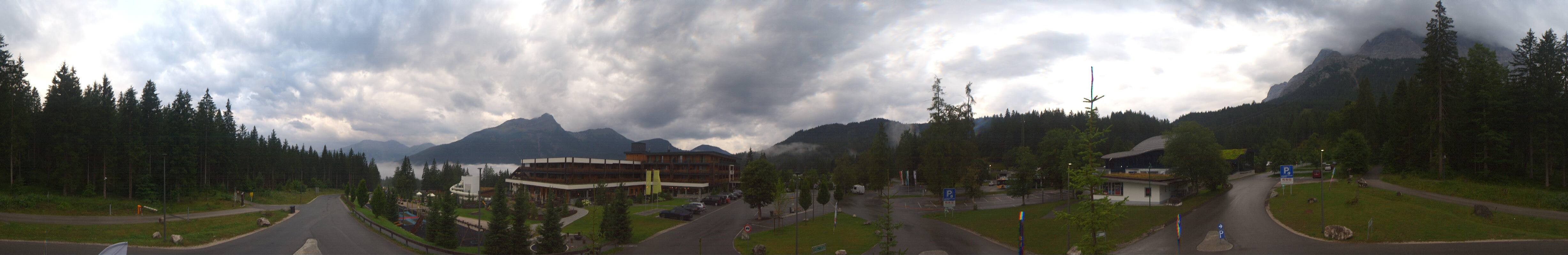 Archiv Foto Webcam Tiroler Zugspitzbahn: Talstation in Ehrwald