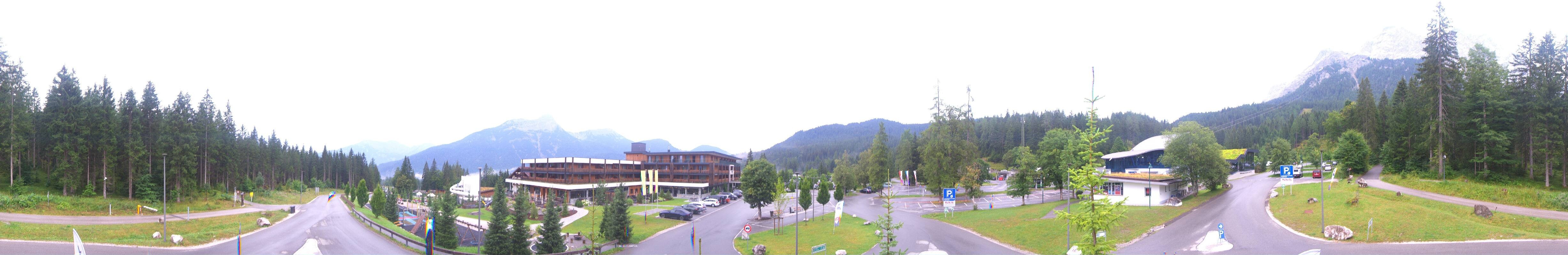 Archiv Foto Webcam Tiroler Zugspitzbahn: Talstation in Ehrwald