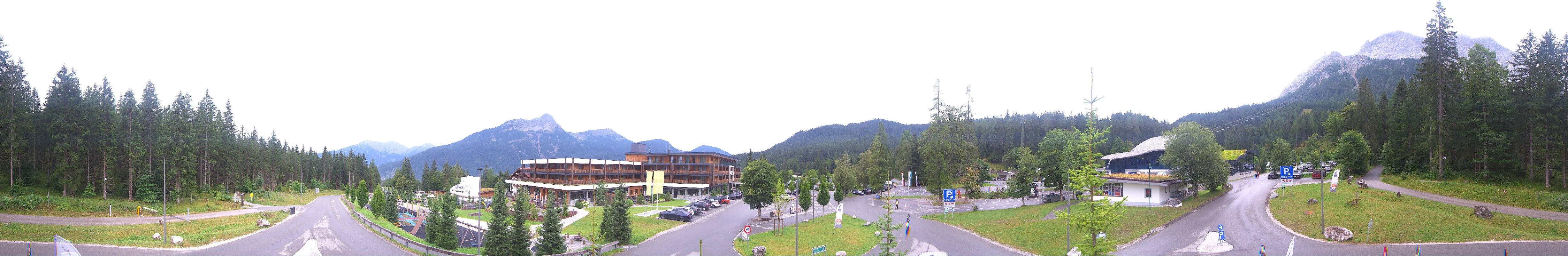 Archiv Foto Webcam Tiroler Zugspitzbahn: Talstation in Ehrwald
