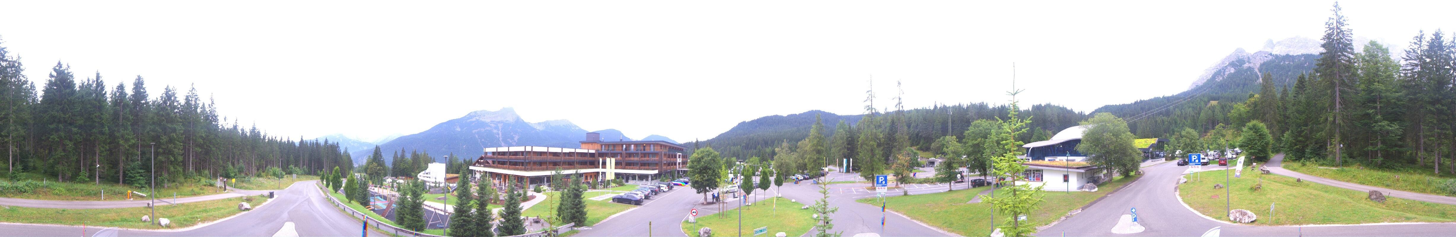 Archiv Foto Webcam Tiroler Zugspitzbahn: Talstation in Ehrwald