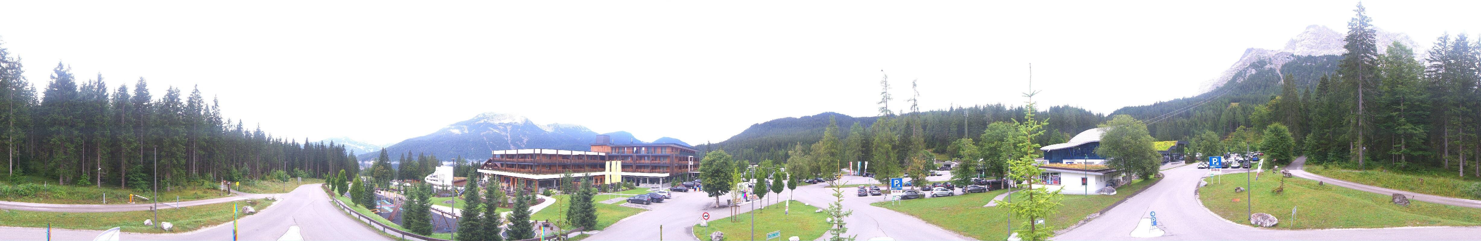 Archiv Foto Webcam Tiroler Zugspitzbahn: Talstation in Ehrwald