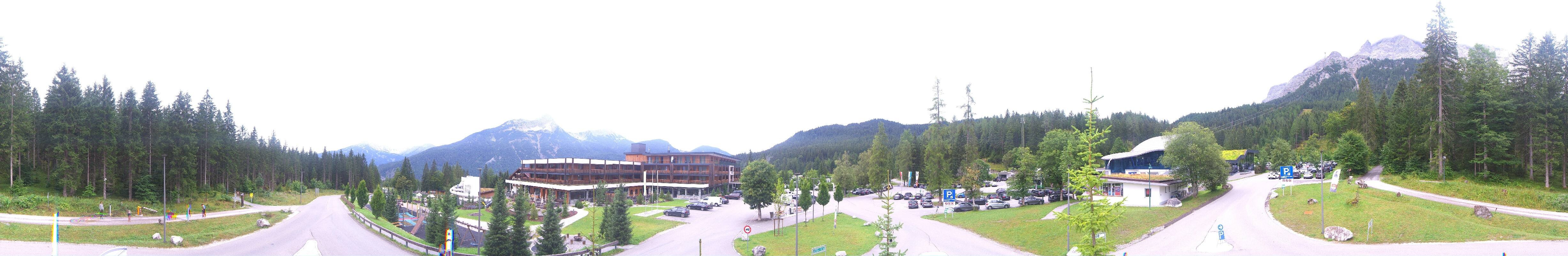 Archiv Foto Webcam Tiroler Zugspitzbahn: Talstation in Ehrwald