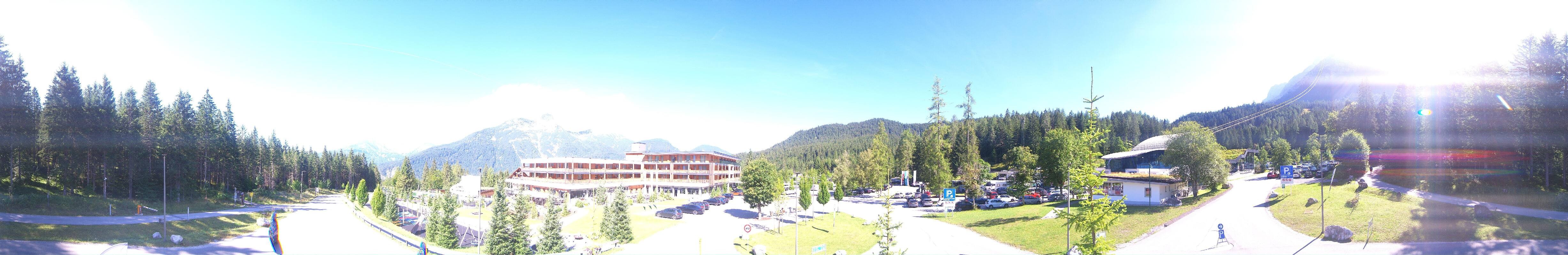 Archiv Foto Webcam Tiroler Zugspitzbahn: Talstation in Ehrwald