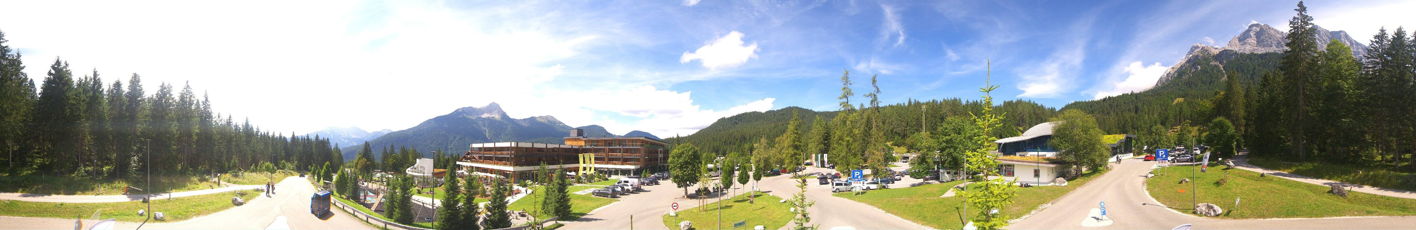 Archiv Foto Webcam Tiroler Zugspitzbahn: Talstation in Ehrwald