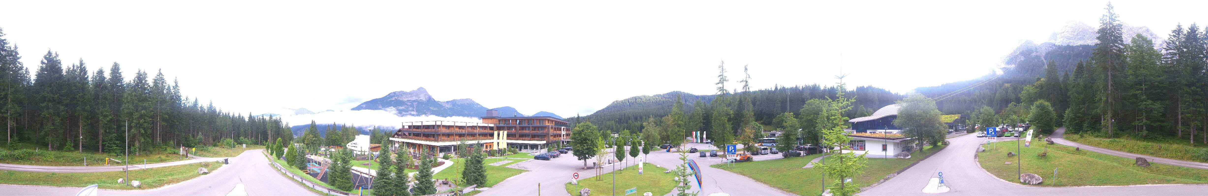 Archiv Foto Webcam Tiroler Zugspitzbahn: Talstation in Ehrwald