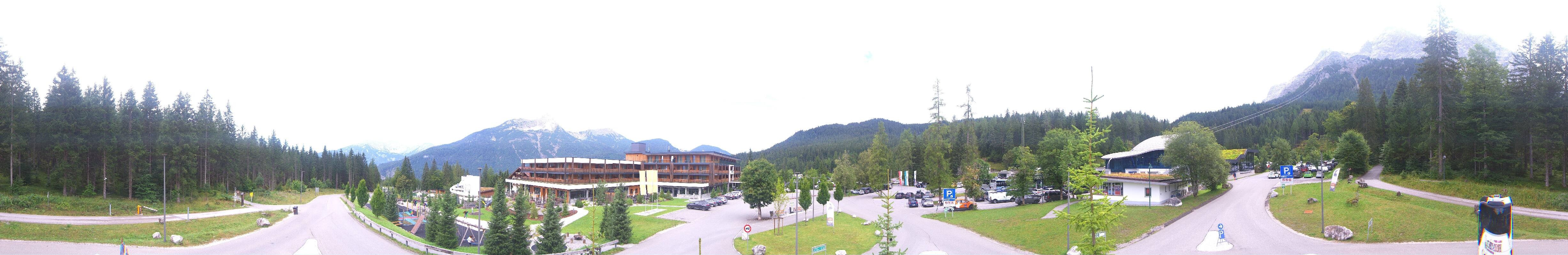 Archiv Foto Webcam Tiroler Zugspitzbahn: Talstation in Ehrwald