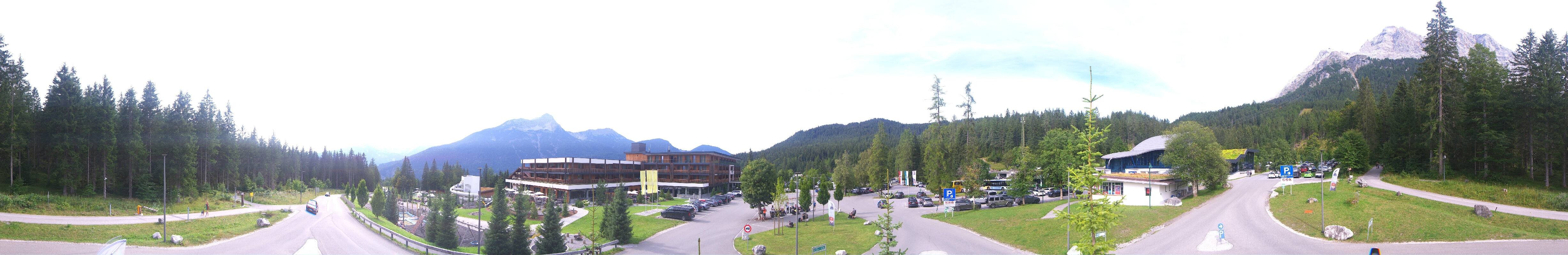 Archiv Foto Webcam Tiroler Zugspitzbahn: Talstation in Ehrwald