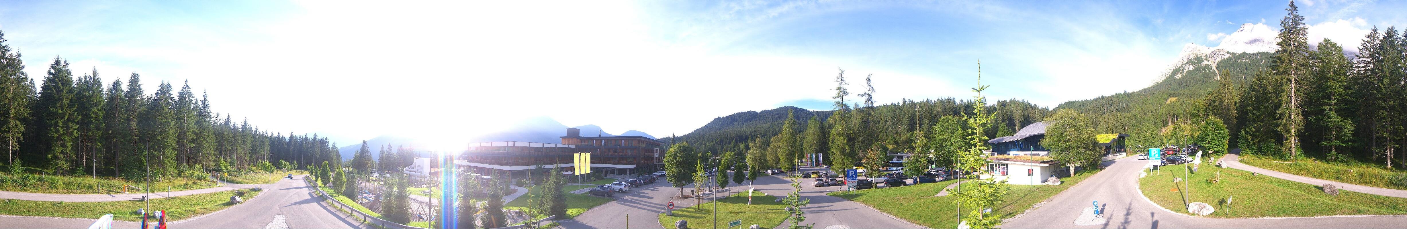 Archiv Foto Webcam Tiroler Zugspitzbahn: Talstation in Ehrwald
