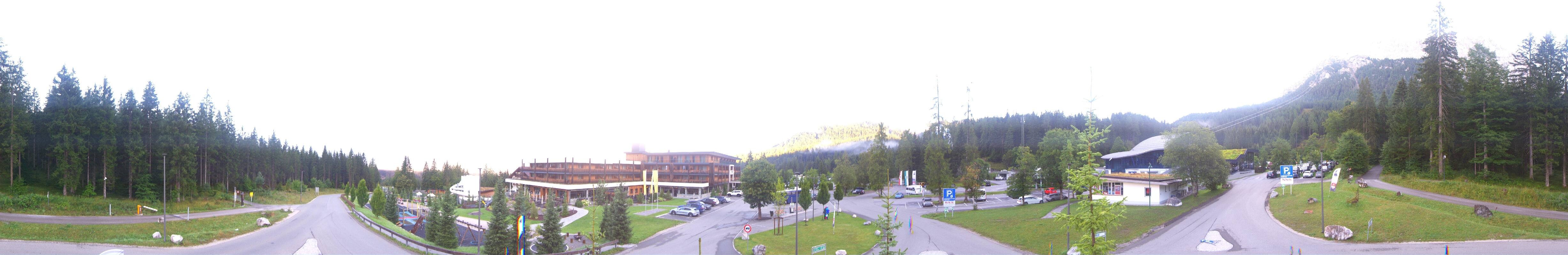 Archiv Foto Webcam Tiroler Zugspitzbahn: Talstation in Ehrwald