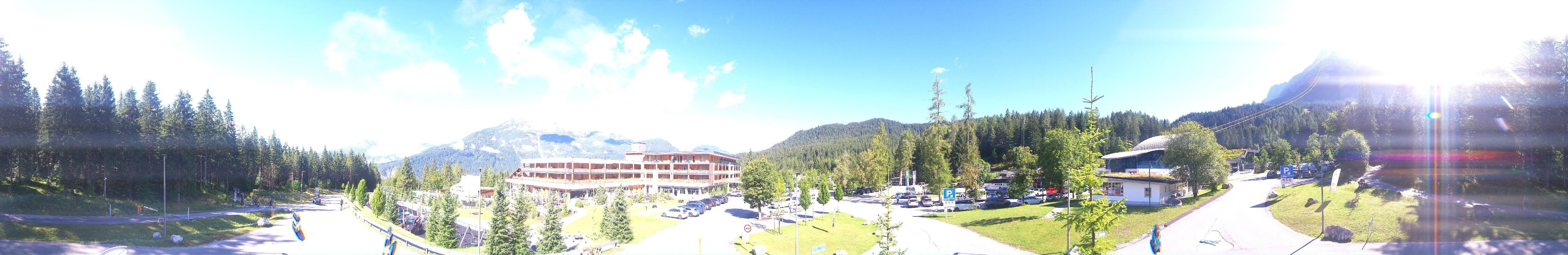 Archiv Foto Webcam Tiroler Zugspitzbahn: Talstation in Ehrwald