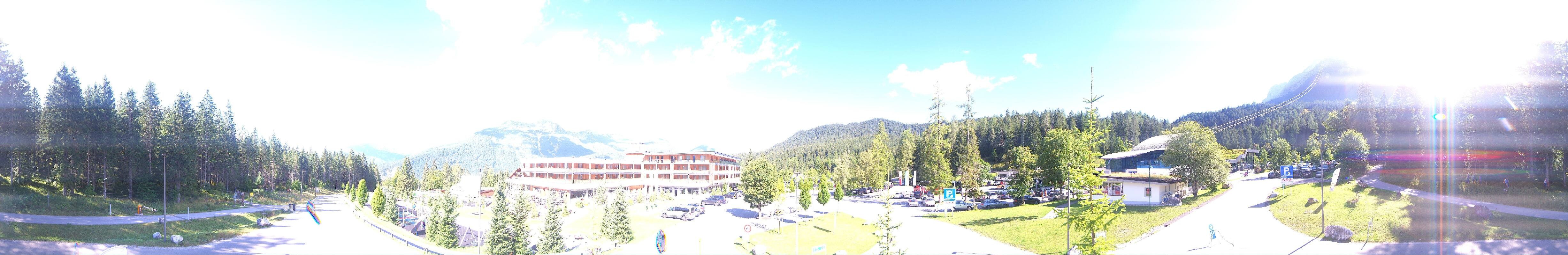 Archiv Foto Webcam Tiroler Zugspitzbahn: Talstation in Ehrwald