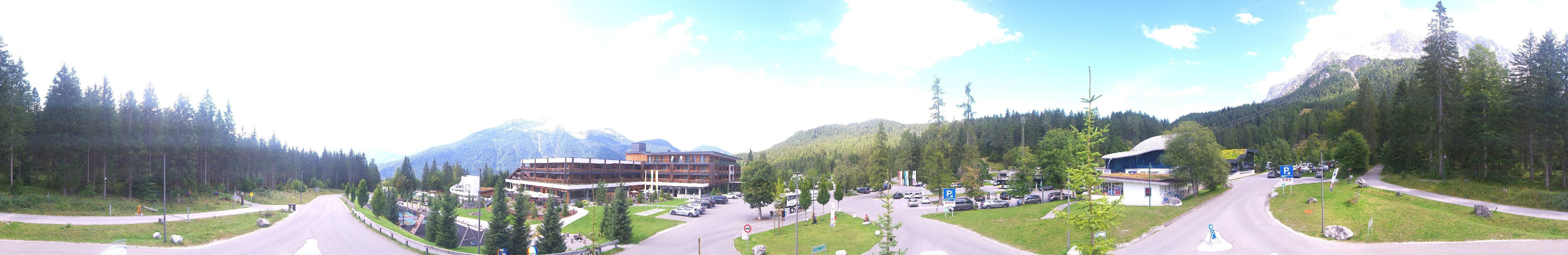 Archiv Foto Webcam Tiroler Zugspitzbahn: Talstation in Ehrwald