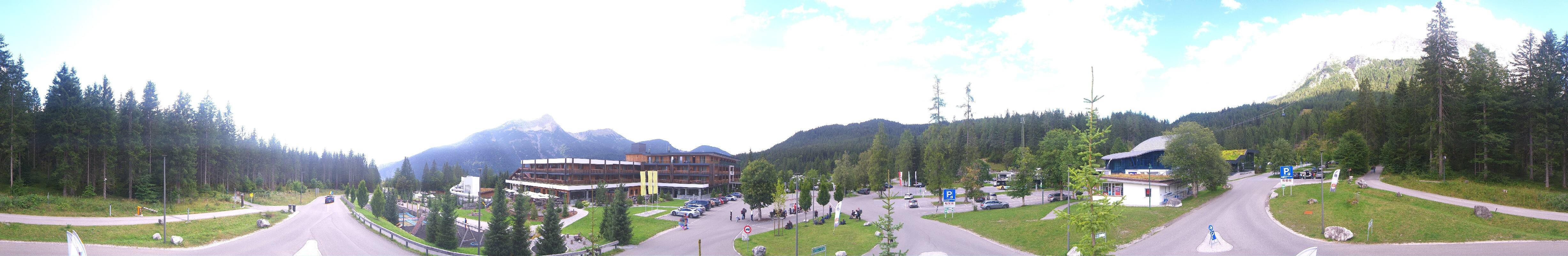 Archiv Foto Webcam Tiroler Zugspitzbahn: Talstation in Ehrwald