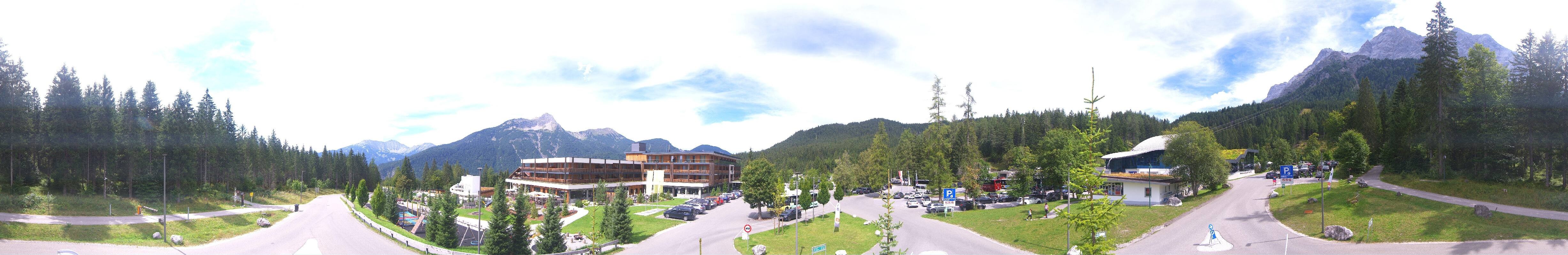 Archiv Foto Webcam Tiroler Zugspitzbahn: Talstation in Ehrwald