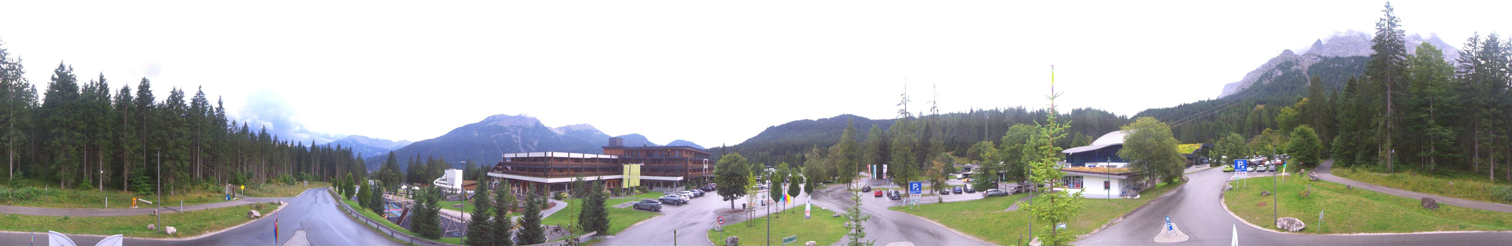 Archiv Foto Webcam Tiroler Zugspitzbahn: Talstation in Ehrwald