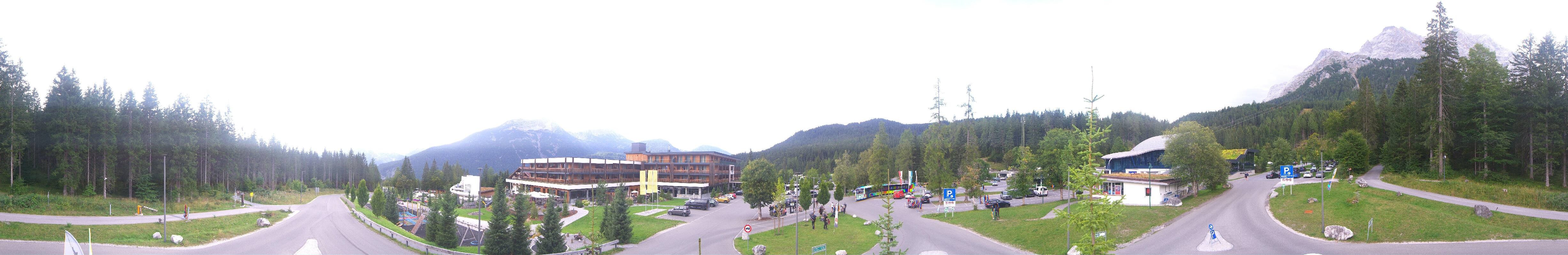 Archiv Foto Webcam Tiroler Zugspitzbahn: Talstation in Ehrwald