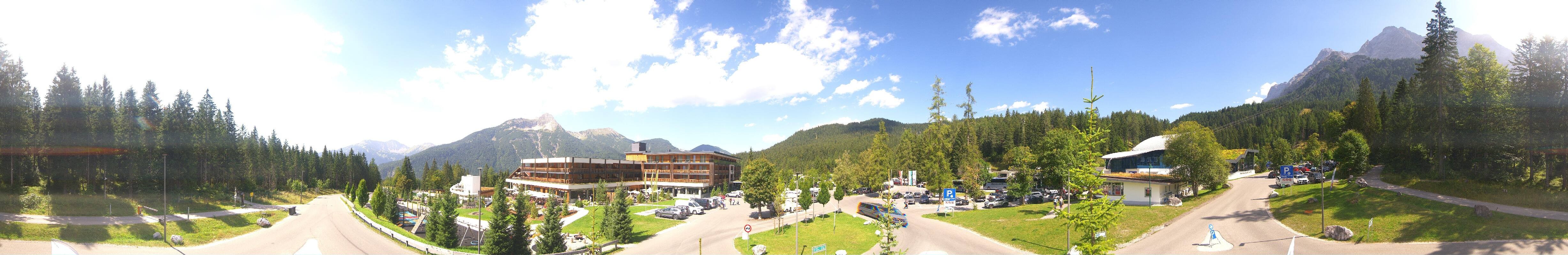 Archiv Foto Webcam Tiroler Zugspitzbahn: Talstation in Ehrwald