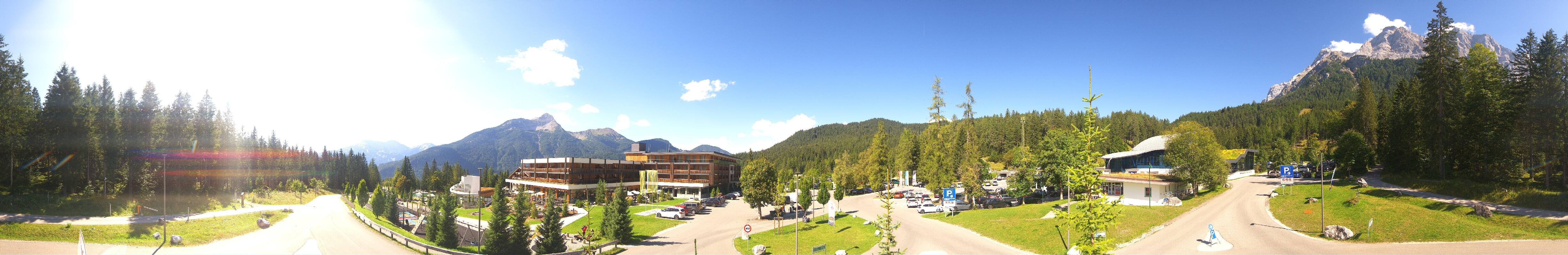 Archiv Foto Webcam Tiroler Zugspitzbahn: Talstation in Ehrwald