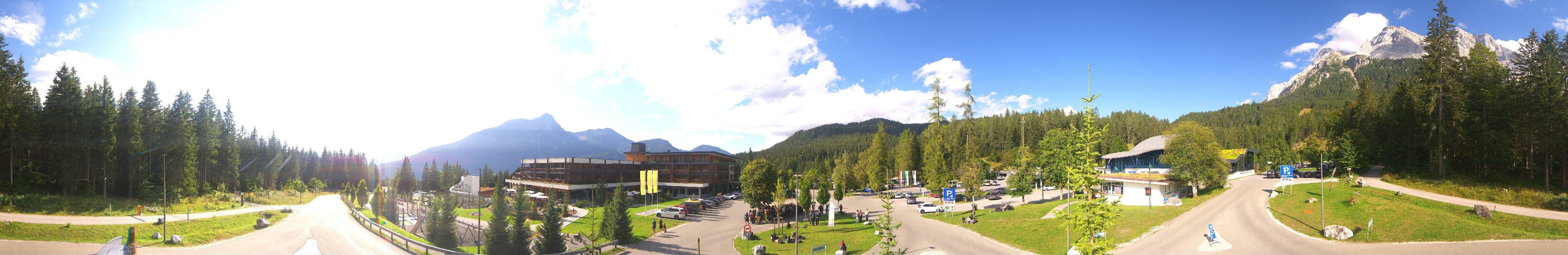 Archiv Foto Webcam Tiroler Zugspitzbahn: Talstation in Ehrwald