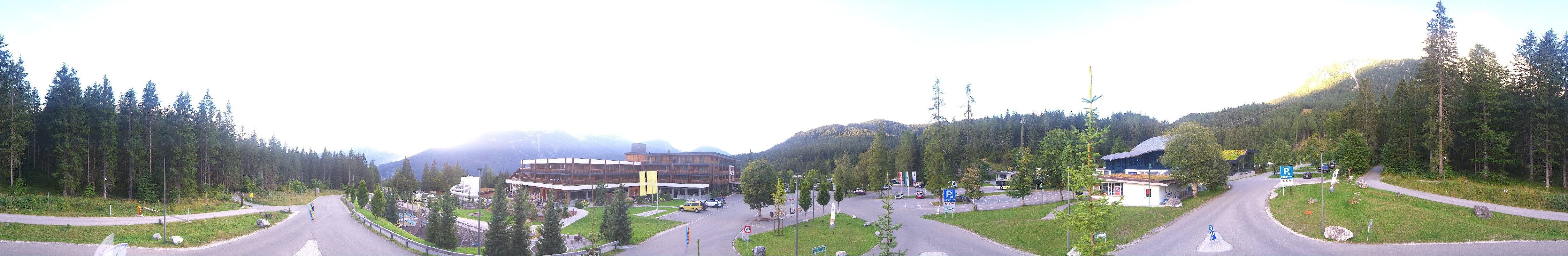 Archiv Foto Webcam Tiroler Zugspitzbahn: Talstation in Ehrwald