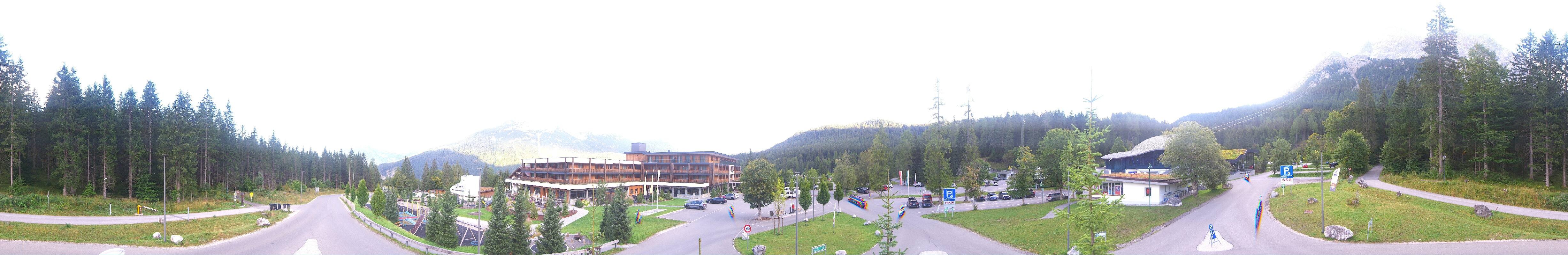 Archiv Foto Webcam Tiroler Zugspitzbahn: Talstation in Ehrwald