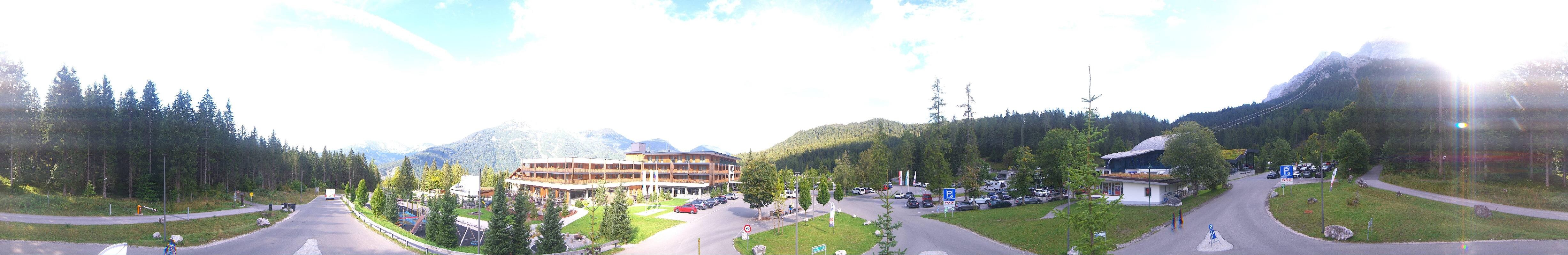 Archiv Foto Webcam Tiroler Zugspitzbahn: Talstation in Ehrwald