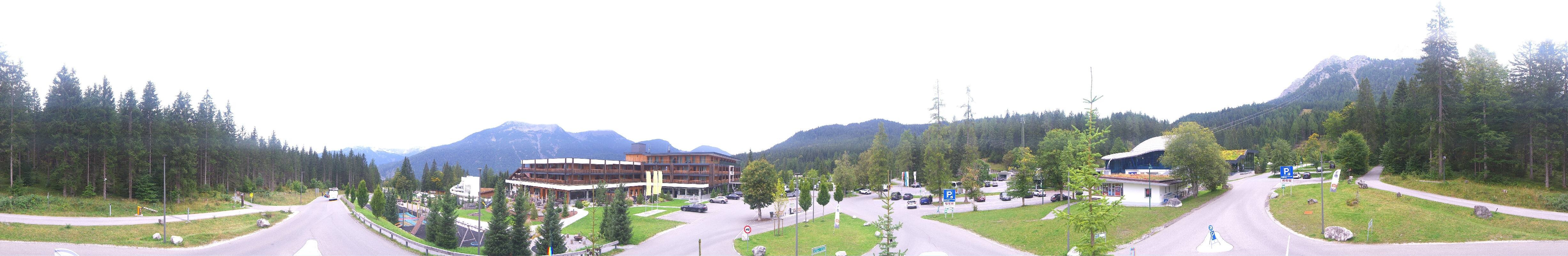 Archiv Foto Webcam Tiroler Zugspitzbahn: Talstation in Ehrwald