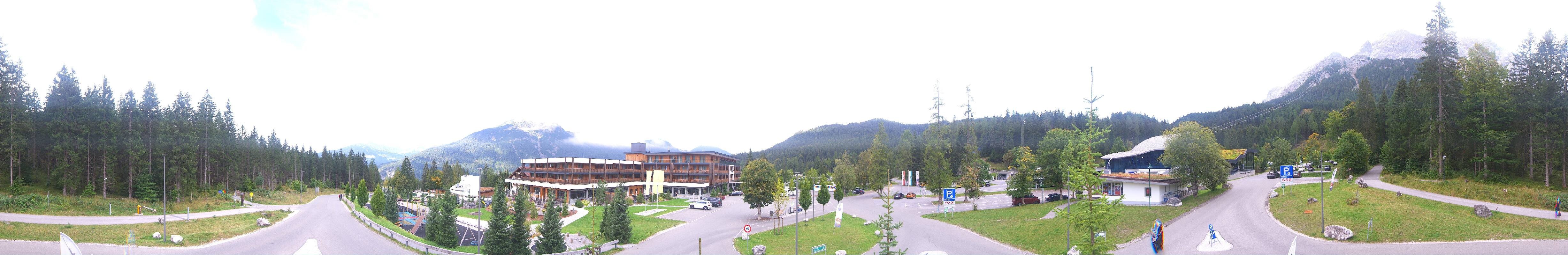 Archiv Foto Webcam Tiroler Zugspitzbahn: Talstation in Ehrwald
