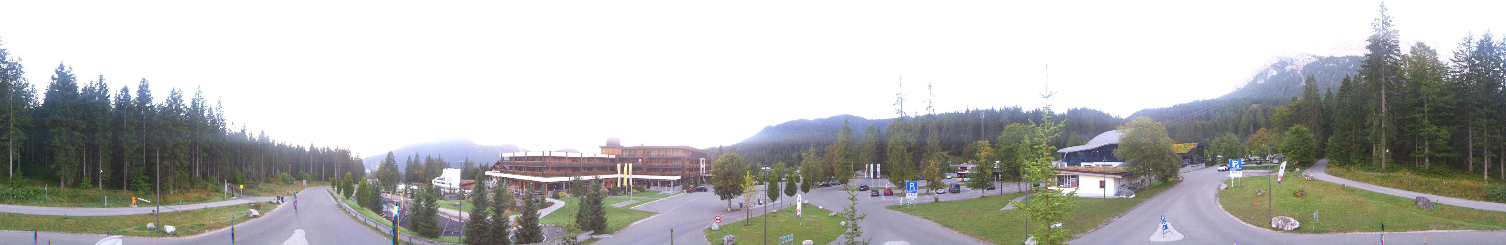 Archiv Foto Webcam Tiroler Zugspitzbahn: Talstation in Ehrwald
