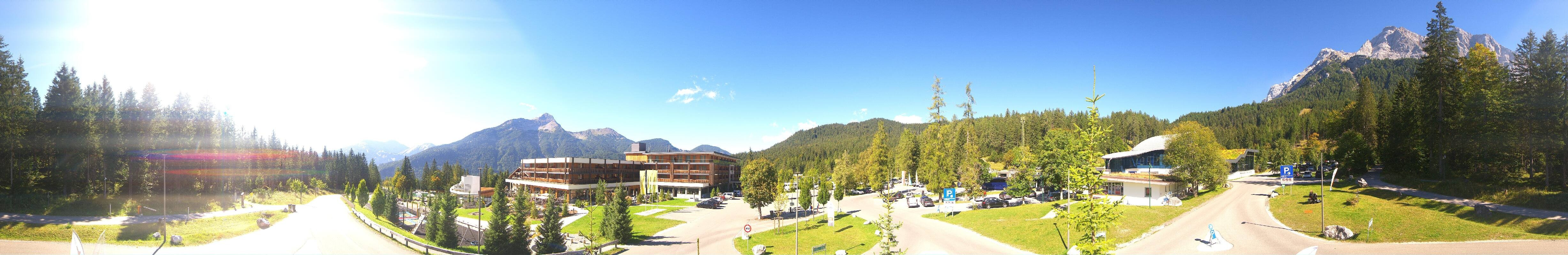 Archiv Foto Webcam Tiroler Zugspitzbahn: Talstation in Ehrwald