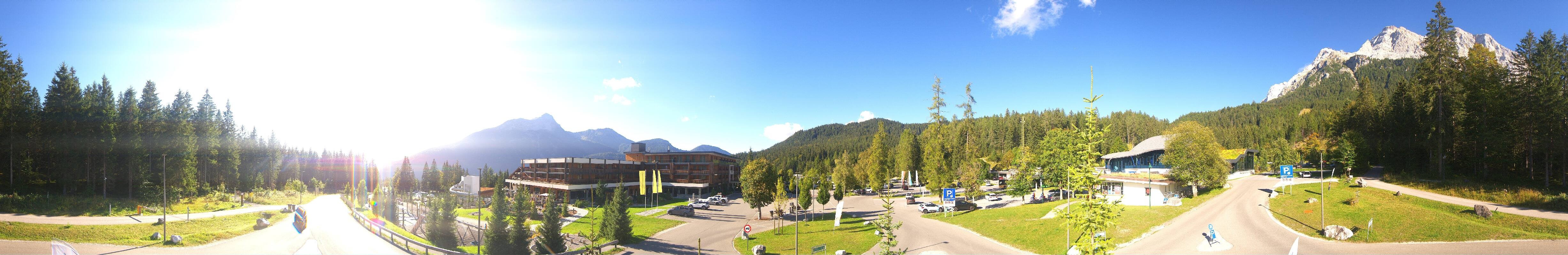 Archiv Foto Webcam Tiroler Zugspitzbahn: Talstation in Ehrwald
