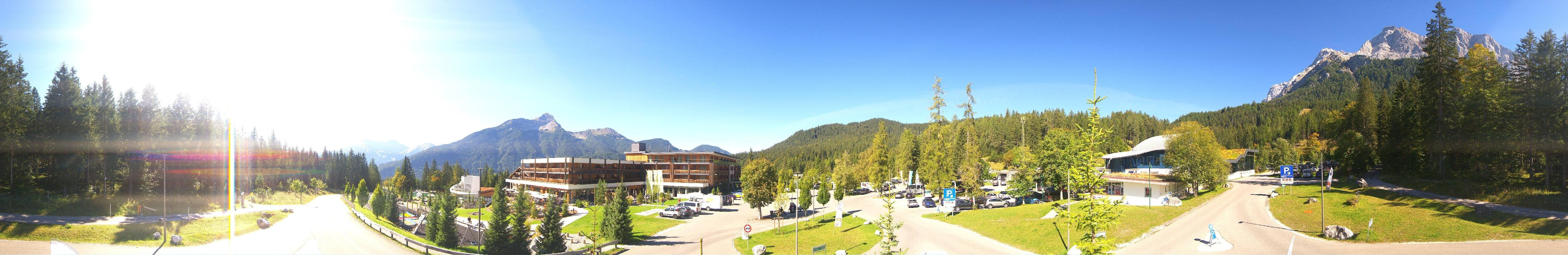 Archiv Foto Webcam Tiroler Zugspitzbahn: Talstation in Ehrwald