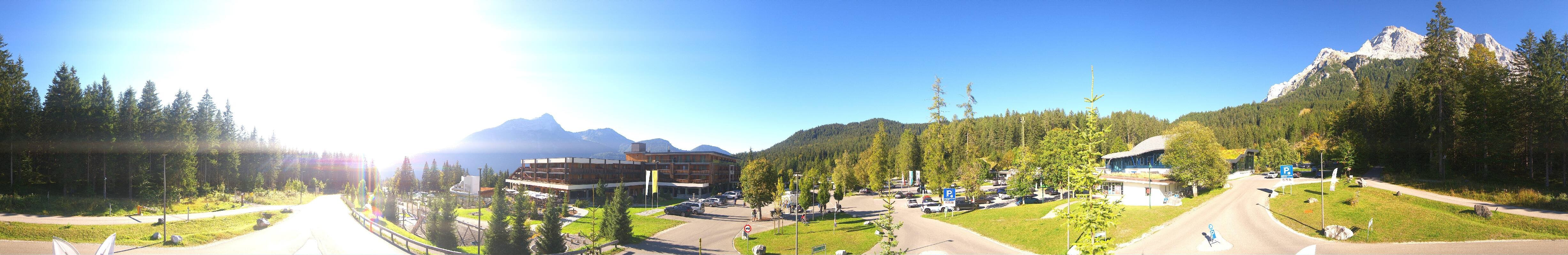 Archiv Foto Webcam Tiroler Zugspitzbahn: Talstation in Ehrwald