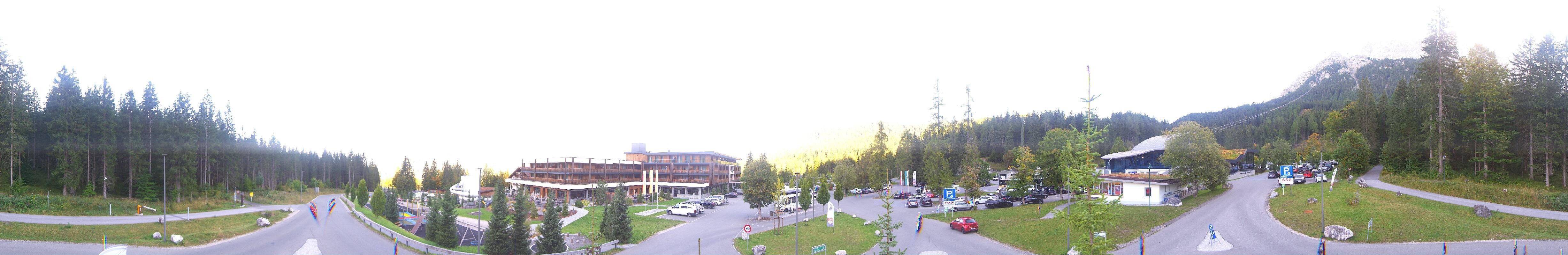 Archiv Foto Webcam Tiroler Zugspitzbahn: Talstation in Ehrwald