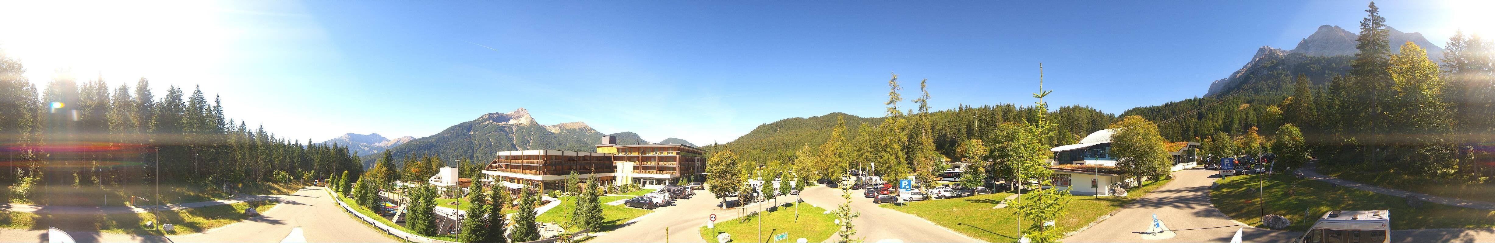 Archiv Foto Webcam Tiroler Zugspitzbahn: Talstation in Ehrwald