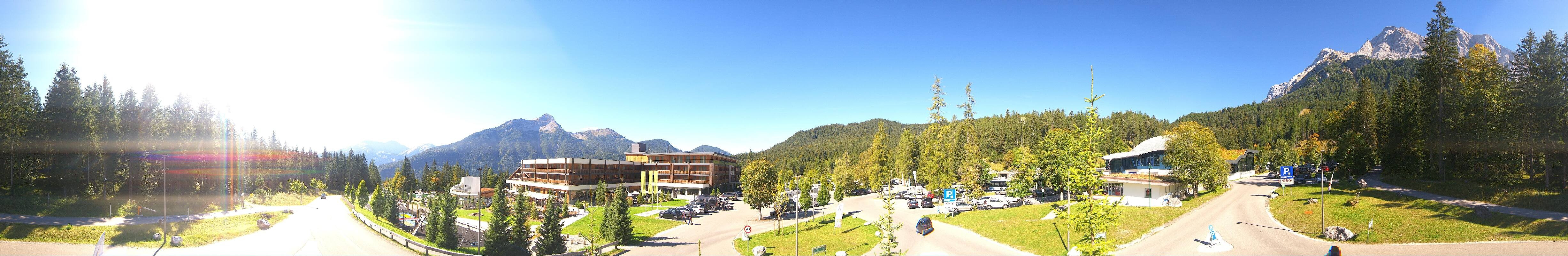 Archiv Foto Webcam Tiroler Zugspitzbahn: Talstation in Ehrwald