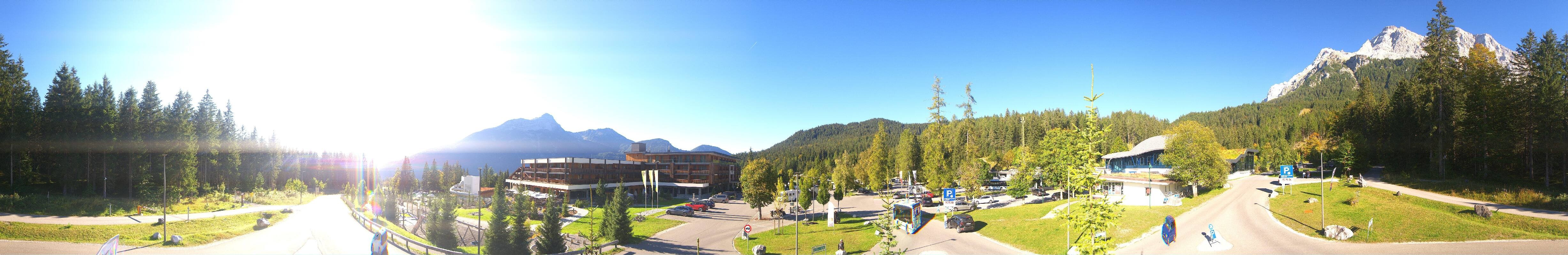 Archiv Foto Webcam Tiroler Zugspitzbahn: Talstation in Ehrwald