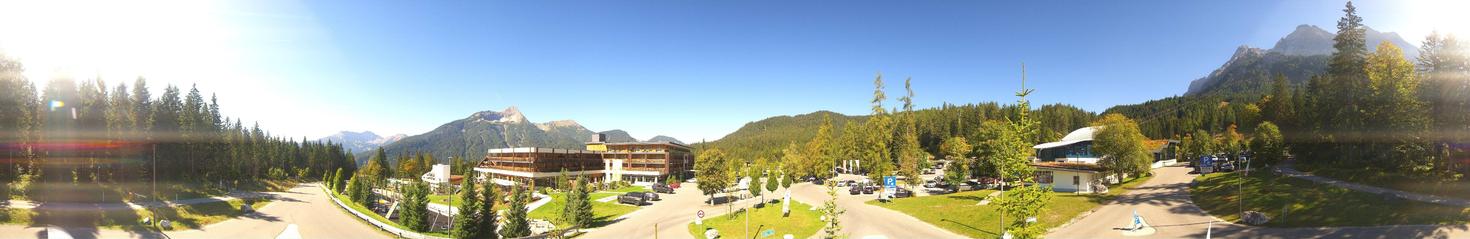 Archiv Foto Webcam Tiroler Zugspitzbahn: Talstation in Ehrwald