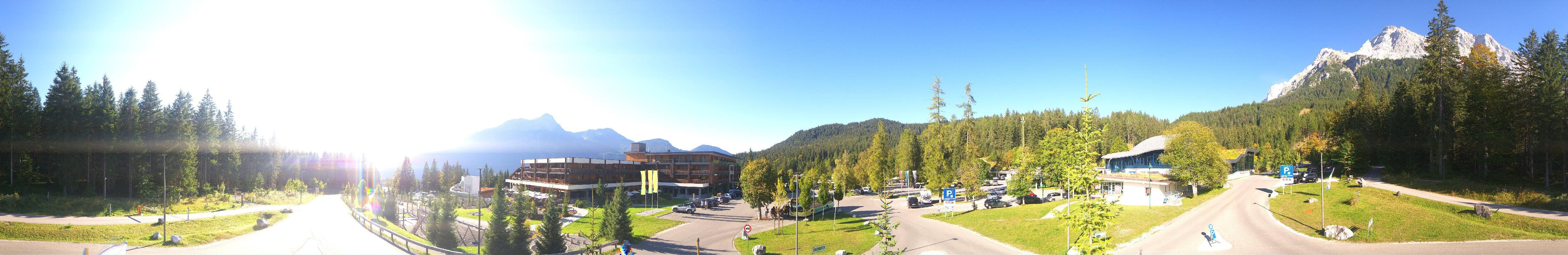 Archiv Foto Webcam Tiroler Zugspitzbahn: Talstation in Ehrwald
