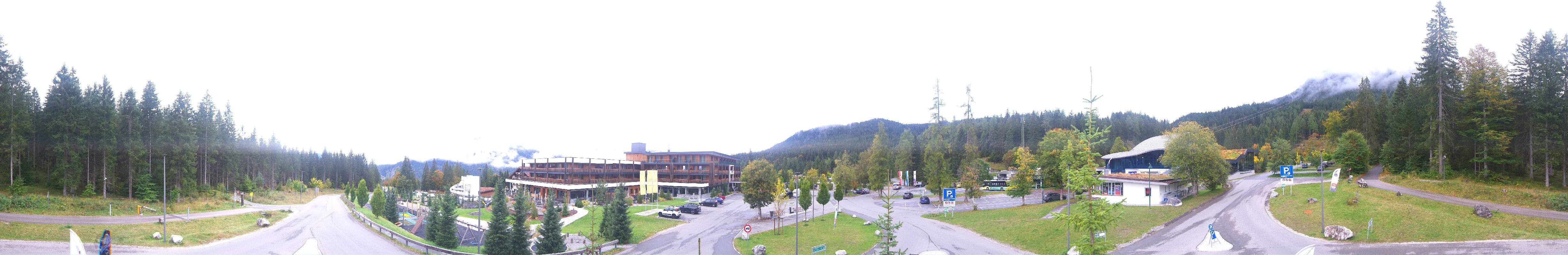 Archiv Foto Webcam Tiroler Zugspitzbahn: Talstation in Ehrwald