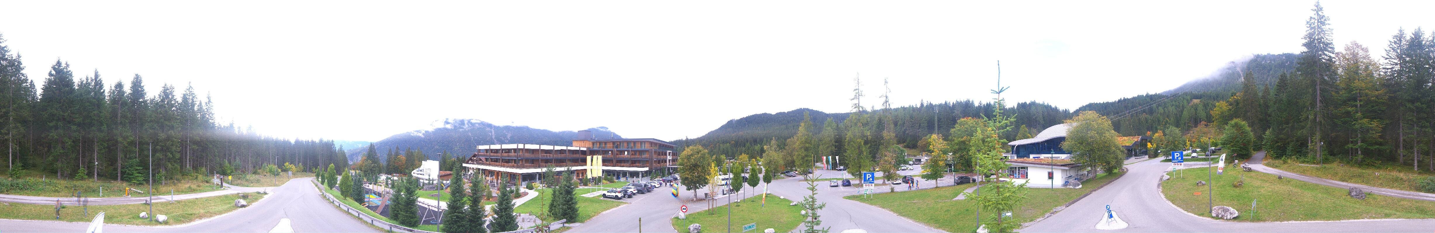 Archiv Foto Webcam Tiroler Zugspitzbahn: Talstation in Ehrwald