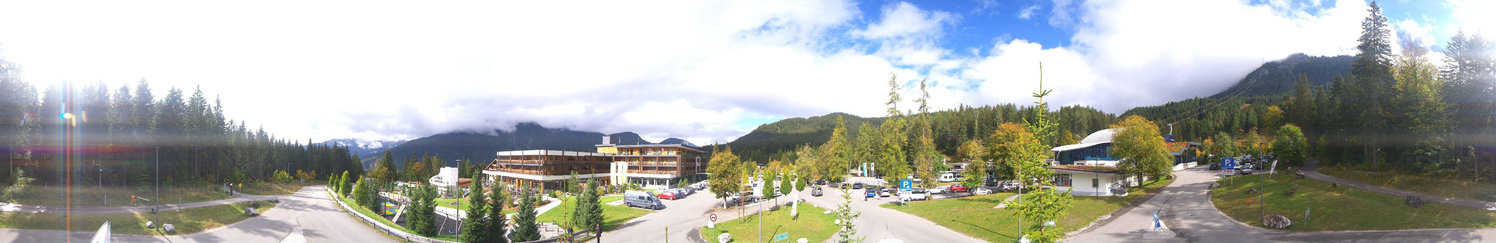 Archiv Foto Webcam Tiroler Zugspitzbahn: Talstation in Ehrwald