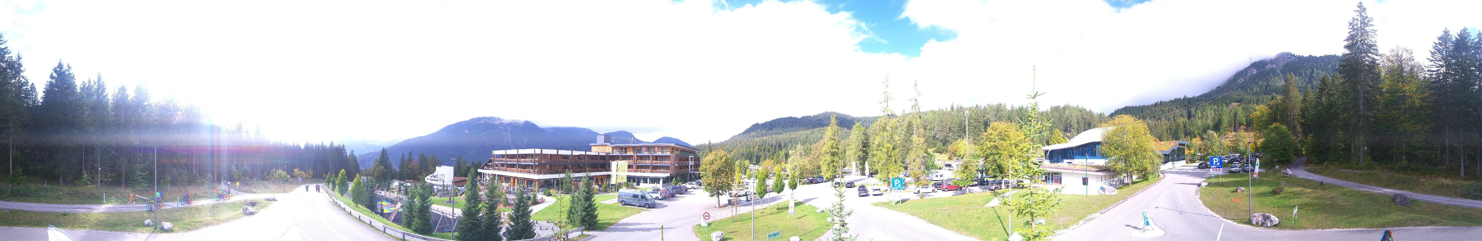 Archiv Foto Webcam Tiroler Zugspitzbahn: Talstation in Ehrwald