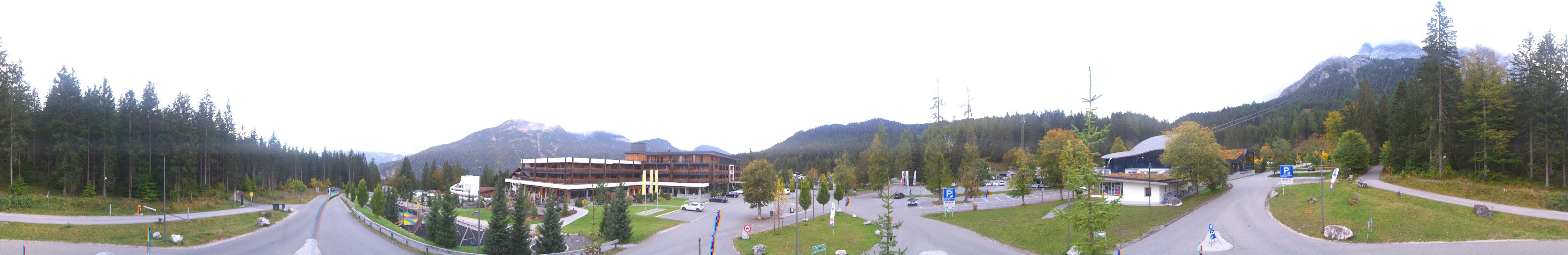 Archiv Foto Webcam Tiroler Zugspitzbahn: Talstation in Ehrwald