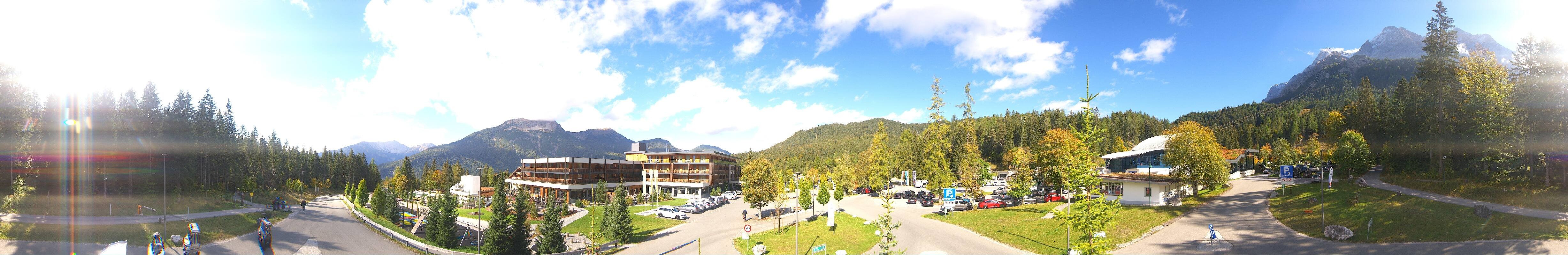 Archiv Foto Webcam Tiroler Zugspitzbahn: Talstation in Ehrwald