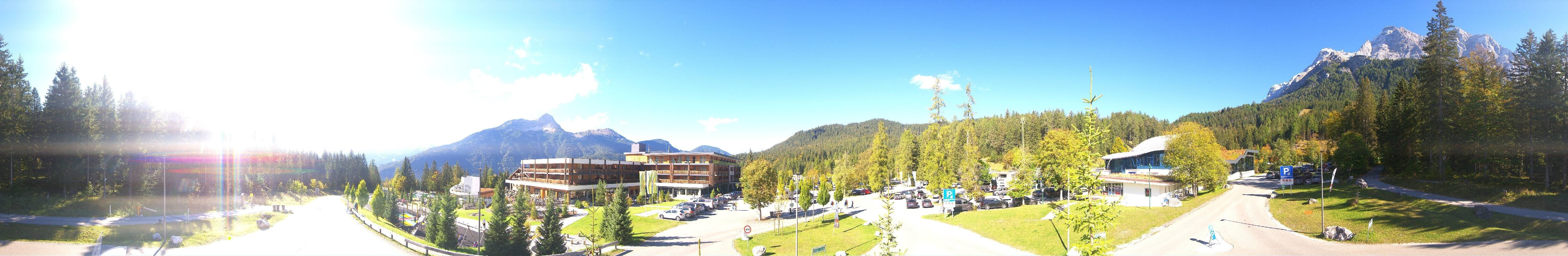Archiv Foto Webcam Tiroler Zugspitzbahn: Talstation in Ehrwald